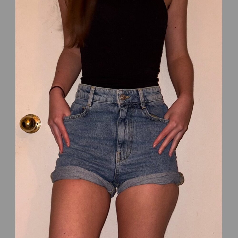 Zara Denim Shorts Size 2